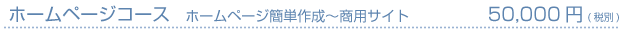 ホームページ　ホームページ簡単作成～商用サイト